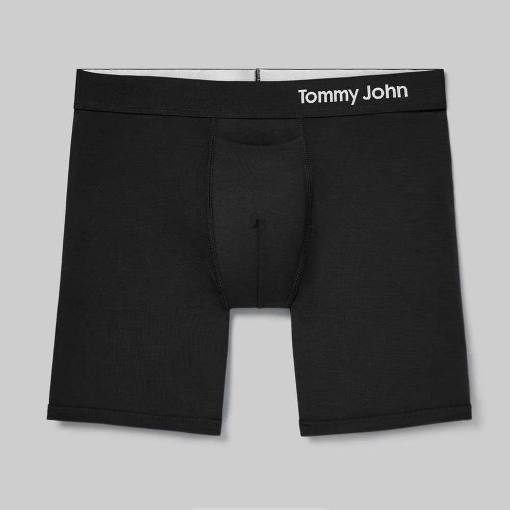 NWT {Tommy John} Cool Cotton Mid-Length Boxer Brief 6" Large